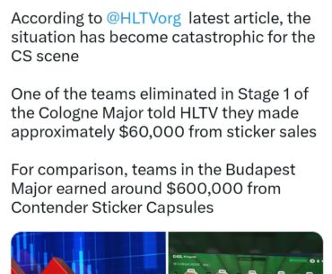 The numbers for the cologne stickers are out and its very bad