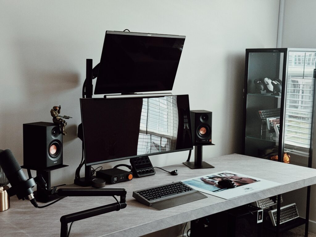 the desk