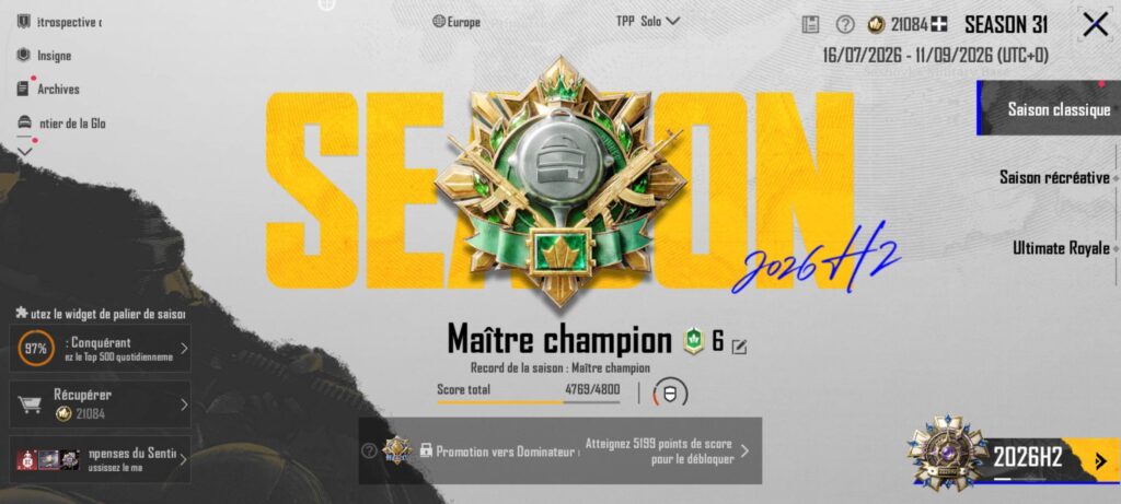 Match de promotion