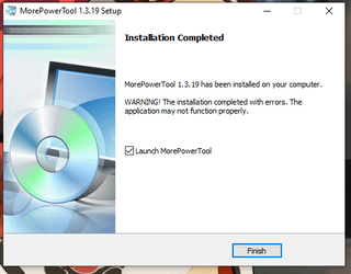 More Power Tool 1.3.19 not installing
