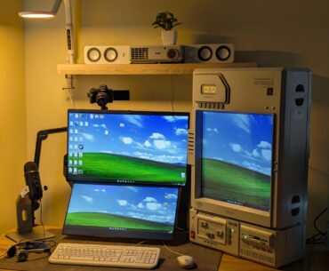 My current retro-inspired battlestation