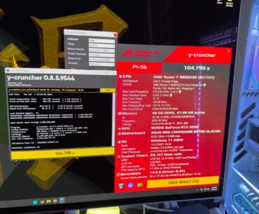 🚀🚀 Good result Still give it -30 🚀🚀 is already be done ✅ before with TestMe5 ,Prime95 CineBench just want to double check 🫡