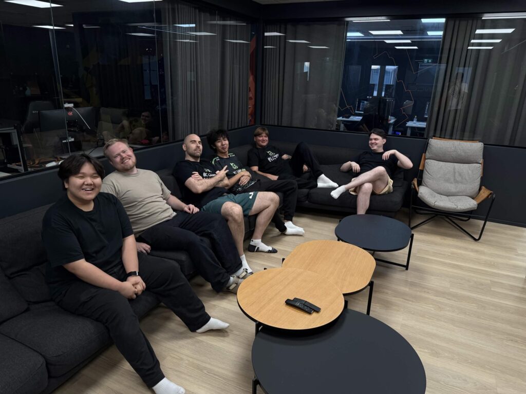 BC Game line up arrived at bootcamp and the mood is amazing so far