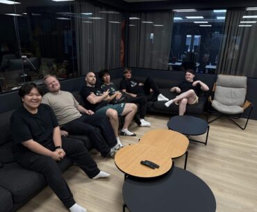 BC Game line up arrived at bootcamp and the mood is amazing so far
