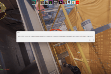 got headshotted so hard the game files broke