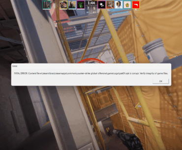 got headshotted so hard the game files broke