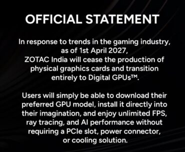 Zotac got no chill!!