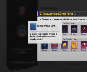 Do I need to have RP pass activated to keep this perk?