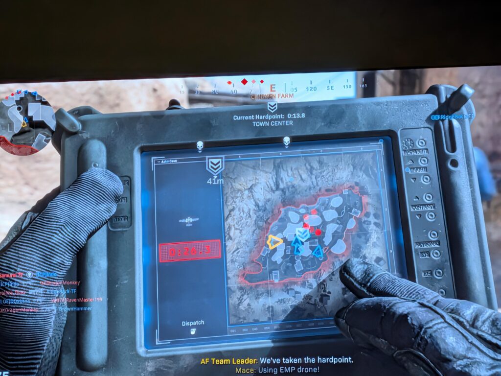 EMP drone interface blown up on PS5 EMP drone interface blown up on PS5