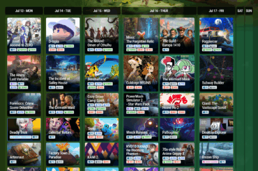 Weekly Game Release Calendar - July Week 3
