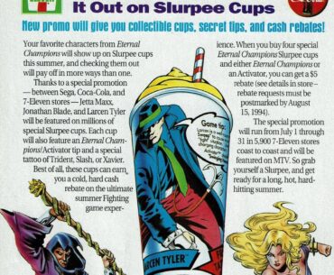 ETERNAL CHAMPIONS ☆ Mega Drive / 1994 ☆ 7-Eleven Promotional