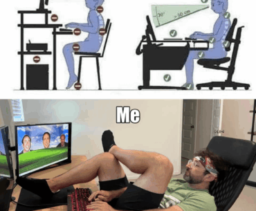 Proper posture is important