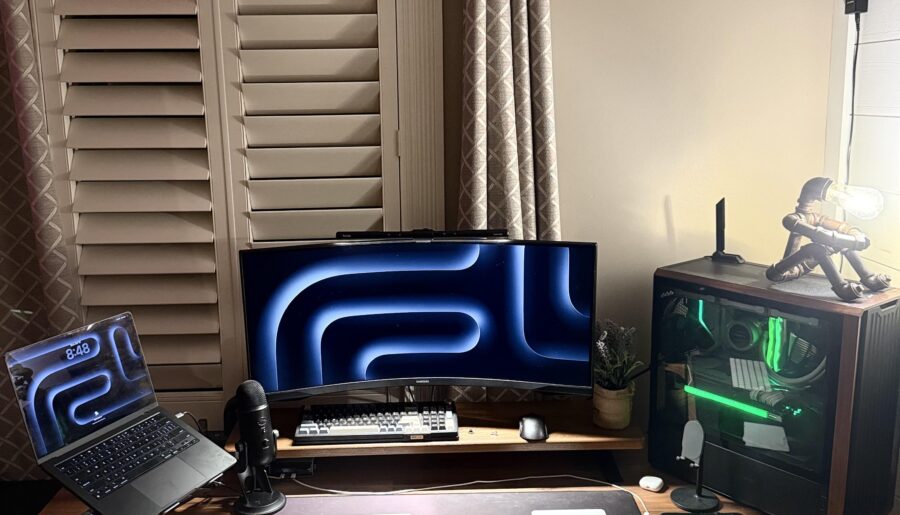 My software development /meetings / gaming setup