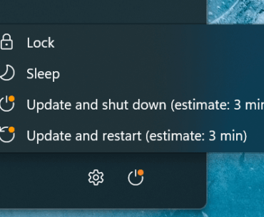 Windows 11 can't be shut down without update.