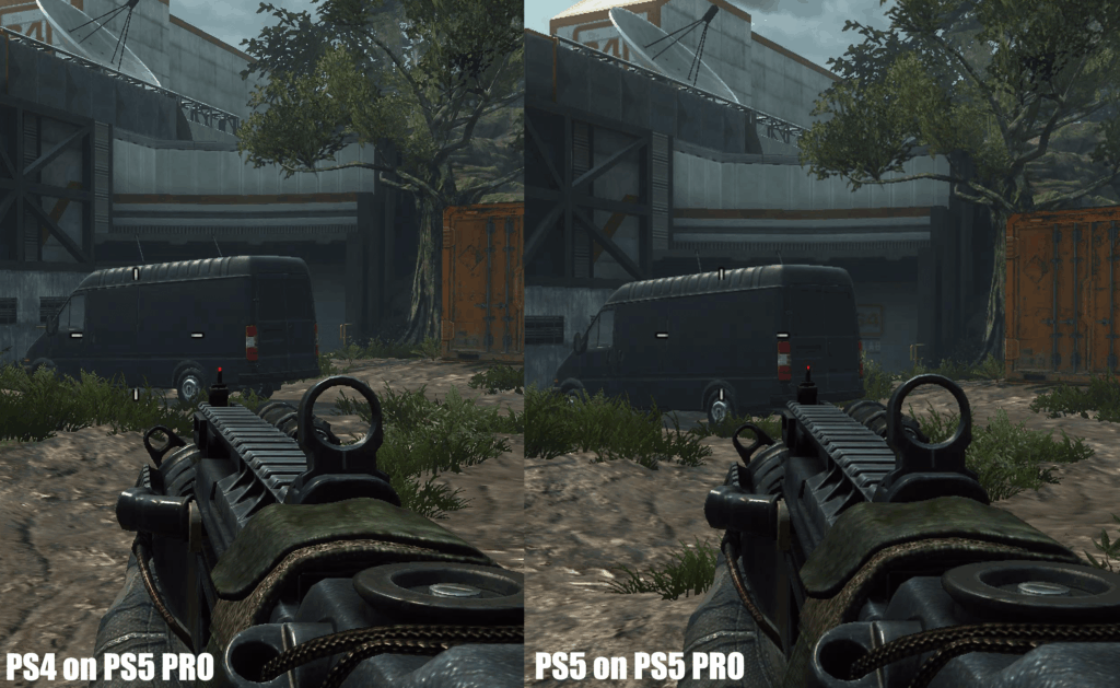 BO1&2 PS4 ver. looks sharper than the PS5 version. Both running on PS5 PRO. [BO2]