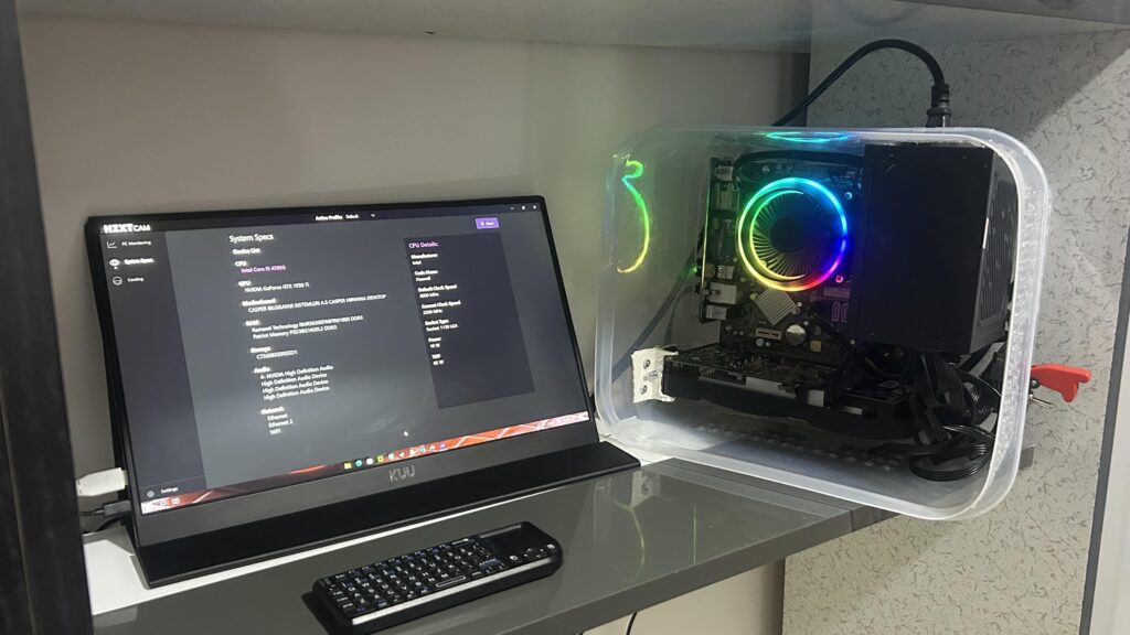 The kitchen tub gaming pc