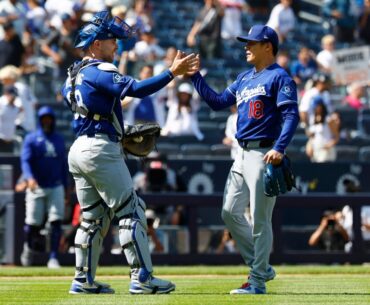 Dodgers take first game of doubleheader behind dominant Yoshinobu Yamamoto – Orange County Register