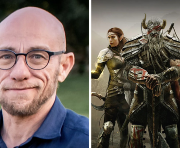 Jo Burba with an image from Elder Scrolls Online