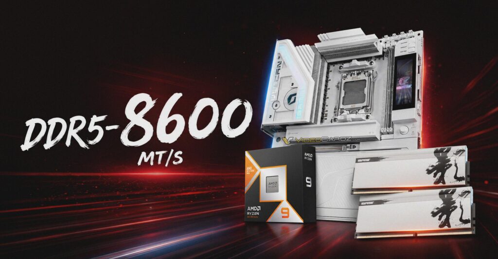 Colorful pushes CXMT DDR5 memory to 8600 MT/s on Ryzen 9 9950X3D