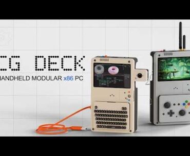 Presenting the CG Deck Official Announcement Trailer | The modular x86 handheld PC running dual-boot Linux & Windows
