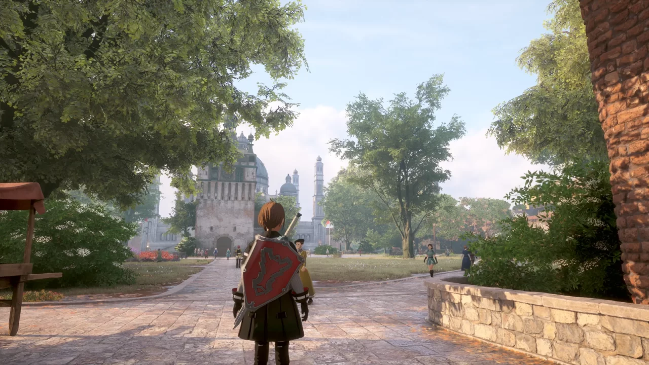 Echoes of Aincrad main character showing up in the main hub