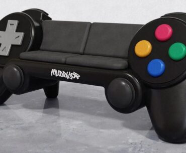 PlayStation controller sofa