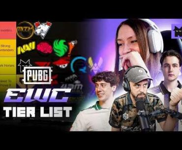 Every EWC 2026 PUBG Team Ranked ft. MarkPower & mclay (Team Nemesis Coach)