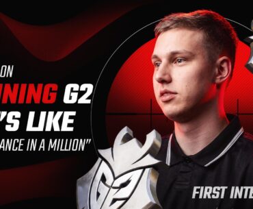 r1nkle before BLAST Bounty: "I can bring firepower to G2, for sure, and good vibes."