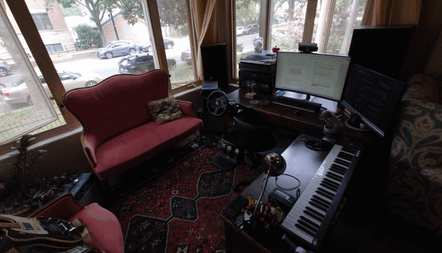 Sunroom setup