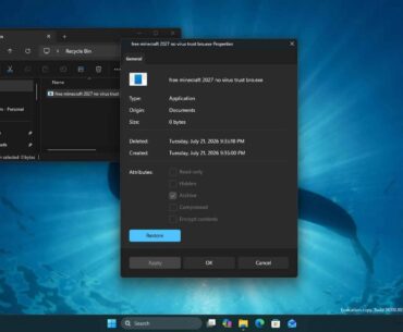 First look: Windows 11 is replacing Windows 95-era Properties dialog, now with dark mode and WinUI