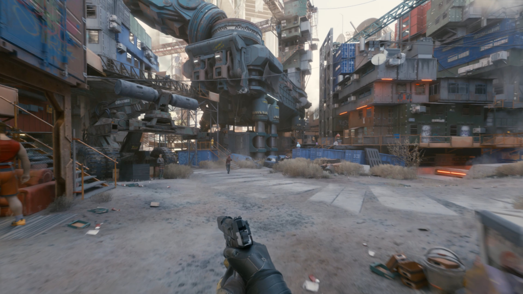 This brutal architecture density of Dogtown make you feel so small and insignificant — I can't wait to see how dense Cyberpunk Orion's districts will be