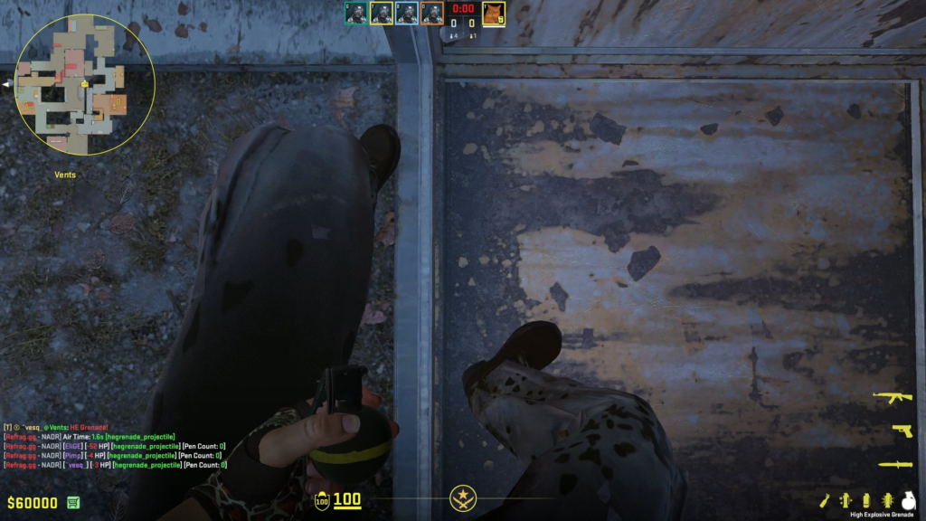 this just in: wallbang grenades