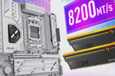 ASUS shows CXMT-based DDR5 memory running at up to 8400 MT/s o n AMD B850 motherboard