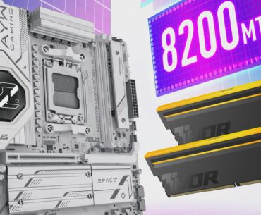 ASUS shows CXMT-based DDR5 memory running at up to 8400 MT/s o n AMD B850 motherboard