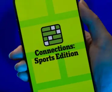 Connections: Sports Edition logo on a phone
