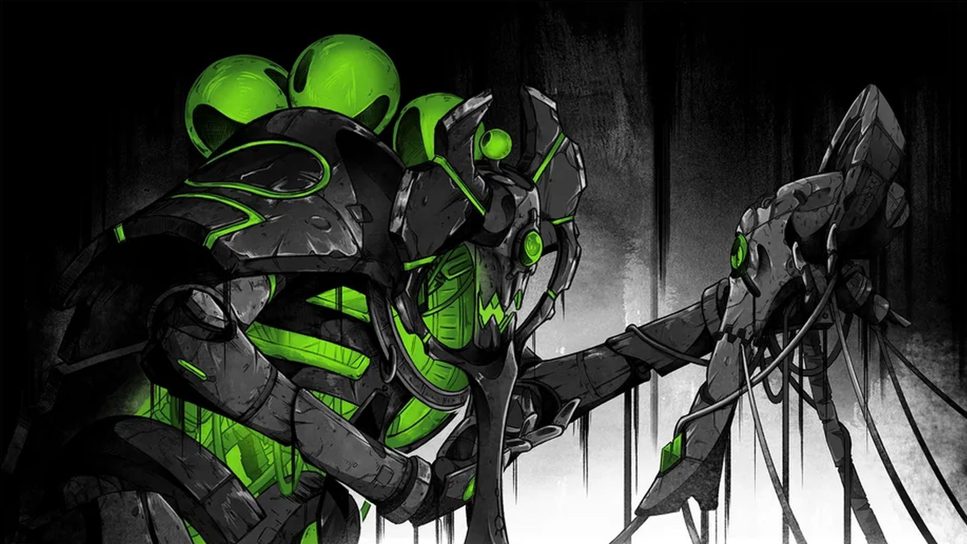 One of my favorite Warhammer 40,000 books is getting an unexpected sequel Orikan the Diviner, a necron, holds another necron's severed head