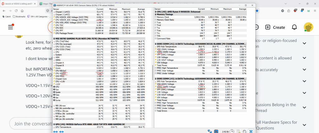 Asrock or VDDIO is killing zen5? Asrock or VDDIO is killing zen5?