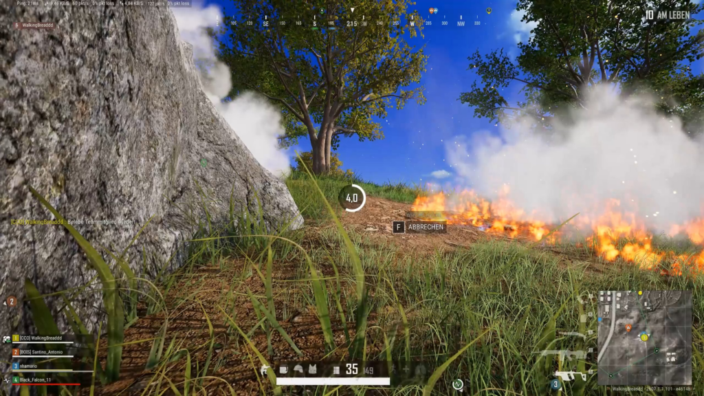 Visual bug: Blue zone, circle, timer, announcments is not shown the entire game. I don’t even see the blue zone neither on the map nor in-game. Visual bug: Blue zone, circle, timer, announcments is not shown the entire game. I don't even see the blue zone neither on the map nor in-game.