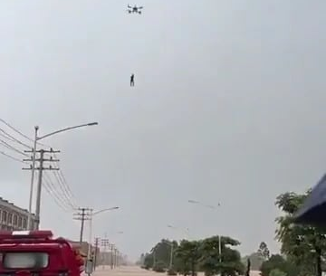 Flooding in Southeastern China prompts the use of Drones to rescue stranded individuals