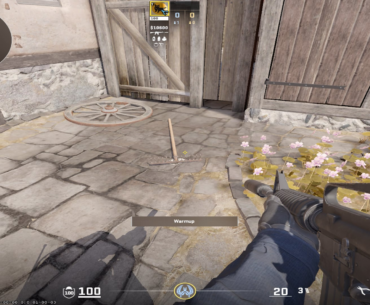 You can bonk yourself with the rake on Fachwerk