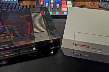 Modded and Stock NES.
