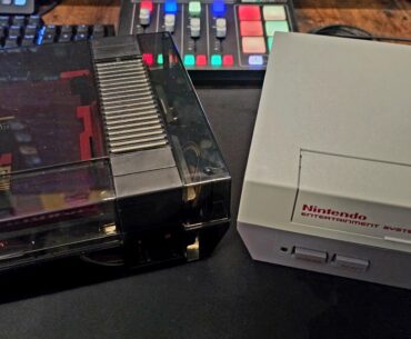 Modded and Stock NES.