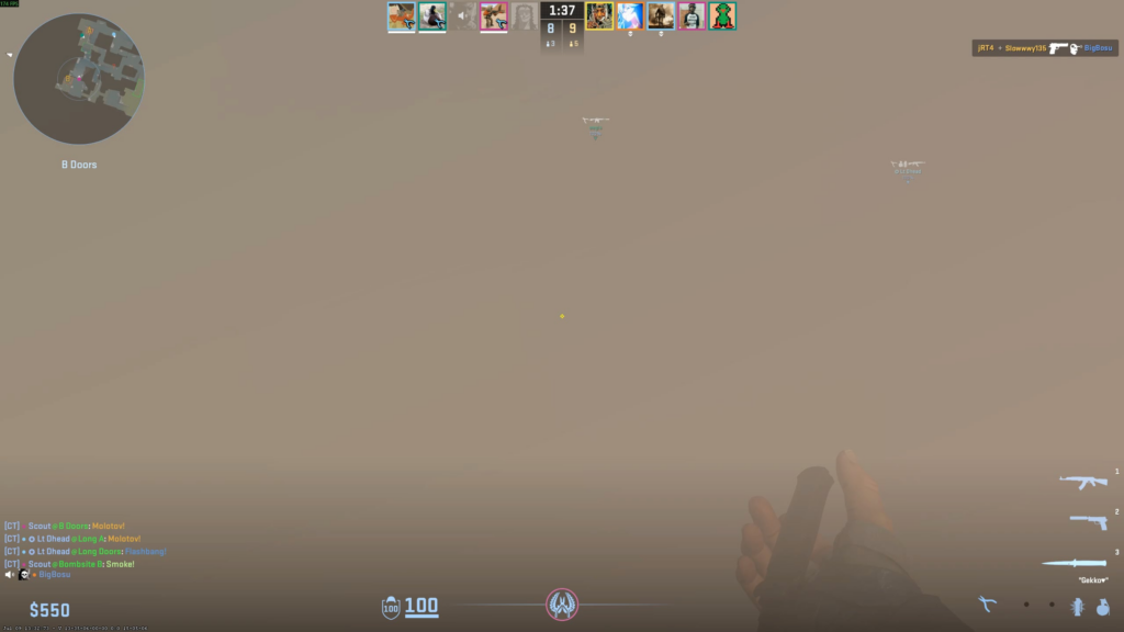 1v5 Post plant Retake Dust 2