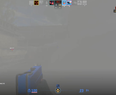 What is he doing there!
