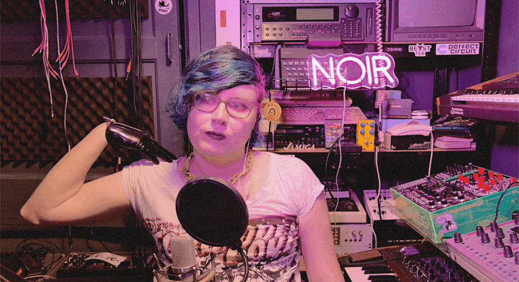 Me in my Cyber-noir Den :D