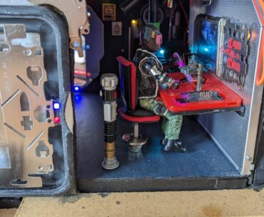 progress of my Cyberpunk diorama