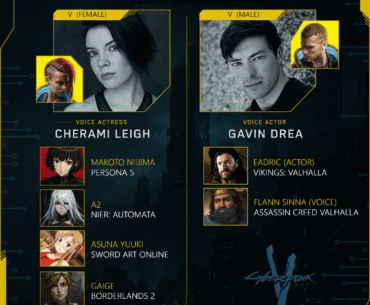 V's English Voice Actors