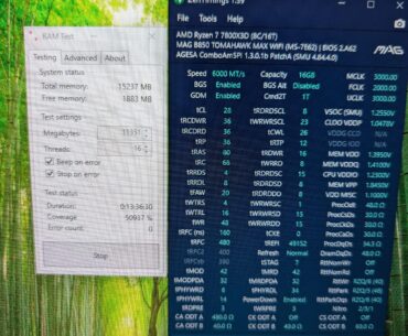 I bought some JEDEC spec DDR5 for a budget build. Any further testing required and further adjustments?
