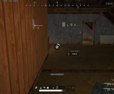 My buddy saves me with a baseball bat (both perspectives)