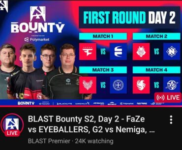 FaZe reunion at BLAST bounty